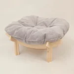 Lit pour chat Pagode : maison pour animaux de style asiatique en contreplaqué de bouleau avec coussin – Image 4